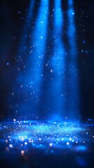 stage vibrant colorful lighting blue reflections high resolution hd image