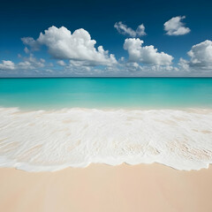 Obraz premium Beach Wave Background Illustration