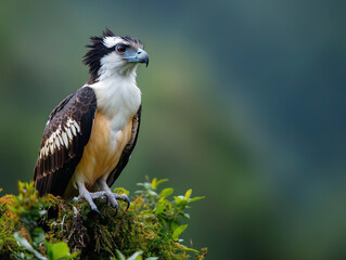 Fototapeta premium Eagle A Symbol of Strength and Beauty in its Natural Ecosystem, with Distinctive Plumage and Large Wingspan.