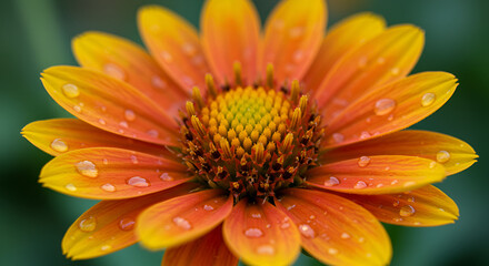 flower with dew drops