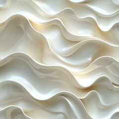 Obraz premium 3d abstract White background with waves