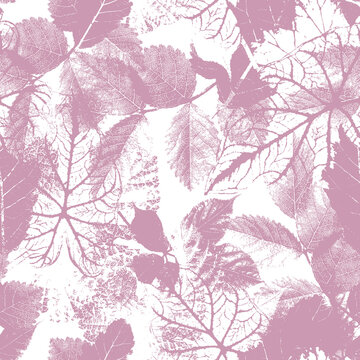 leaves seamless background pattern design