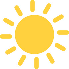 Sun rounded icon