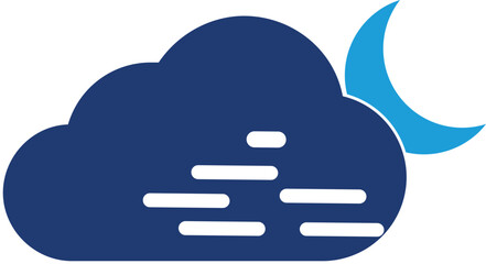 Night cloudy weather