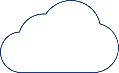outline cloud icon