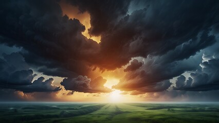 Weather forecast background, climate change concept