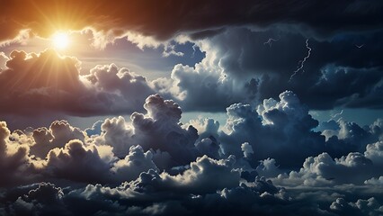 Weather forecast background, climate change concept