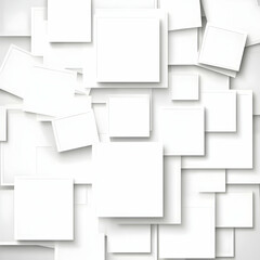 Abstract White Square Background Illustration