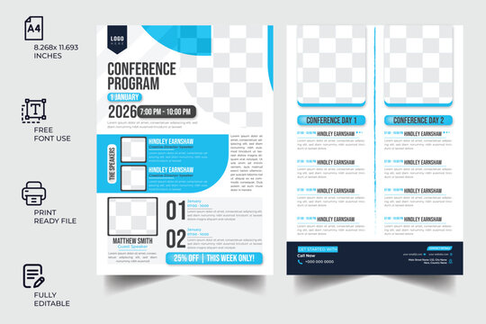 corporate business webinar conference flyer design layout template, marketing business event strategies workshop poster online live meeting, data sheet, event sheet, flyer, timeline sheet