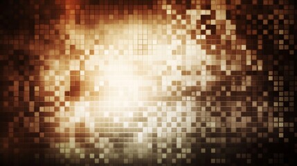 Abstract pixelated brown background for tech design