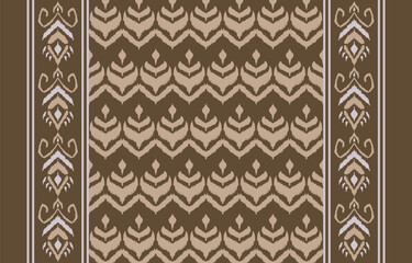 Abstract Geometric ethnic seamless fabric pattern, Modern Blue Geometric Seamless  fabric Design, Design for background or wallpaper, fabric, Vector illustration Vector 10