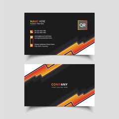 Modern and clean professional business card template