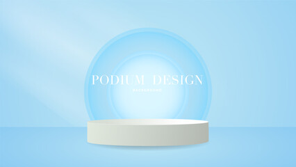 Abstract Podium Minimal and crimson background, 3d podium for presentation, Stage for showcase, illustration Vector EPS 10