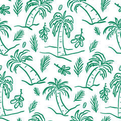 Obraz premium A creative doodle pattern of crescents and stars, celebrating the peaceful Ramadan atmosphere.