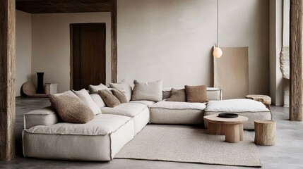 Modern Minimalist Living Room Sofa Set