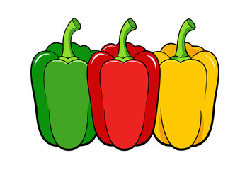 red and green peppers