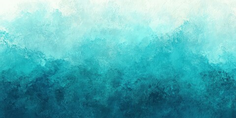 Obraz premium Gradient texture blending cool turquoise and vibrant emerald hues in a smooth transition