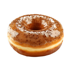 Apple Cider Doughnut Cake with Chocolate Sprinkles on transparent background