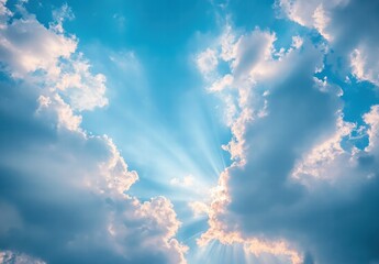 The sky is blue with a few clouds