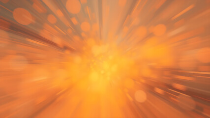 Obraz premium Blurred orange zoom background. Generative AI
