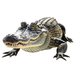 Obraz premium Realistic Crocodile on a Clean transparent background for Stock Photography Use
