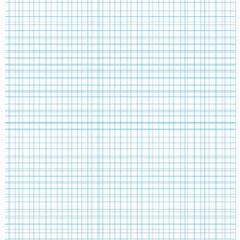 A blue and white grid paper with a pattern of squares