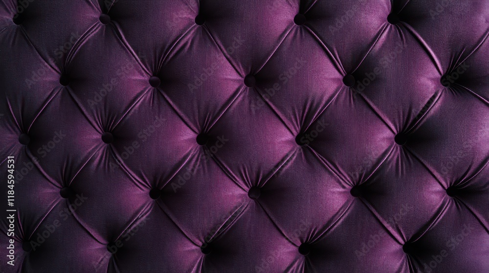 Aufkleber deep plum tufted fabric background enhances luxurious and sophisticated design appeal