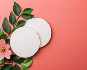 Valentine s Day deal on acrylic coasters with engraved heart and floral patterns