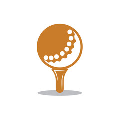 Golf icon logo template design