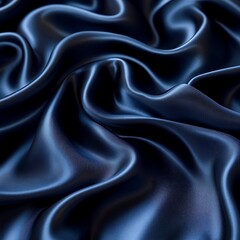 Fototapeta premium Silk texture sleek black fabric design high resolution hd background