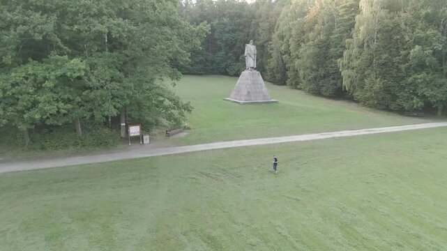Memorial to Czech national hero Jan Zizka, The statue of John Zizka of Trocnov and the Chalice