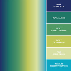 Dark and light Gradient Palettes