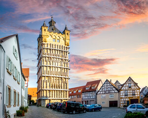 Blauer Turm, Altstadt, Bad Wimpfen, Deutschland 