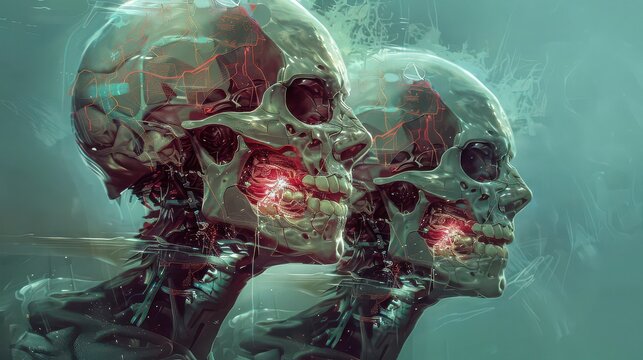 Biohacked individuals with enhanced physical or cognitive abilities. 