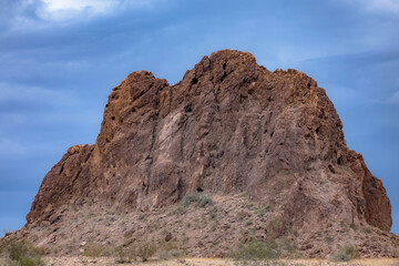 Fototapeta premium Geological Rocks Landscaoe In Arizona with blue sky background