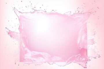 Pink water liquid splash