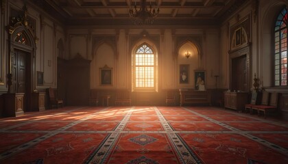 Ramadhan Kareem muslim background. Generative AI