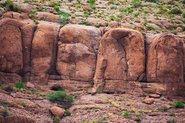 Geological rocks in Arizona