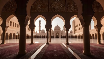 Ramadhan Kareem muslim background. Generative AI