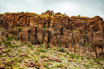Geological rocks in Arizona