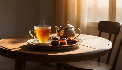 Ramadhan Kareem muslim background. Generative AI