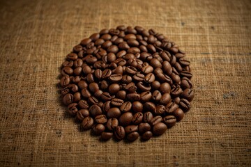 A serene morning view coffee plantation.