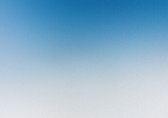 Obraz premium Clear blue sky gradient background with subtle texture, light grain noise effect