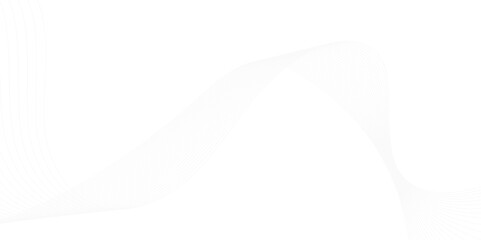 Abstract soft wave element for design. Digital frequency track equalizer. Stylized line art background. Vector illustration. Wave with lines created using blend tool. Curved wavy line, smooth stripe.