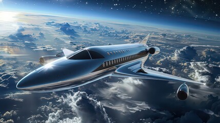 Space travel tourism on luxury spaceliners. 