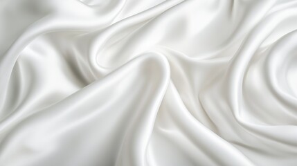 Obraz premium white satin fabric background