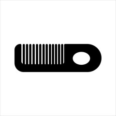 hHair comb icon vector. Hairstyle illustration sign. Barber shop symbol. Hairdresser logo., with white backgroundair comb 1 ,