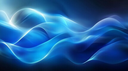 abstract blue background with waves