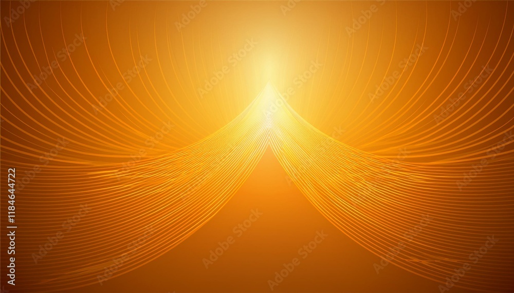 Canvas Prints abstract orange background with lighting effect  illustration for your design