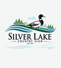 Classic Logo Design with Duck